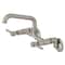 Kingston Brass KS823SN Concord Two-Handle Wall-Mount Kitchen Faucet, Brushed Nickel KS823SN - alternate 1